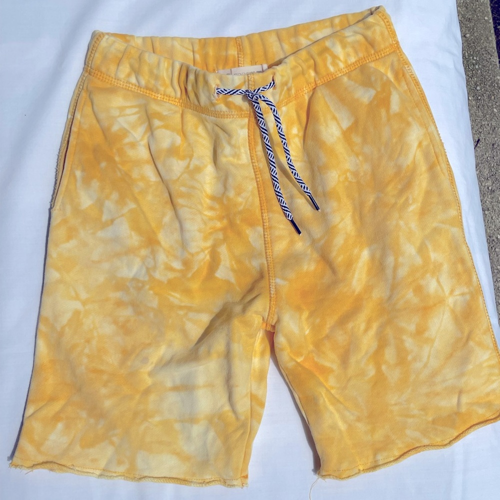 Appaman Yellow Tie-Dye Kids Shorts